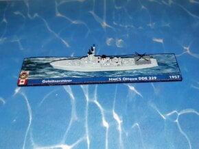 HMCS DDE 229 Ottawa 1957 1/1250 in Smoothest Fine Detail Plastic
