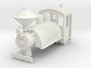 b-87-baldwin-0-6-0-saddletank-loco in White Natural Versatile Plastic