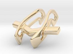 Ring Holder Pendant: Pilot in 14K Yellow Gold: Small