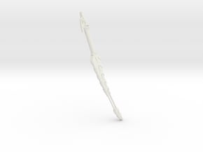 DinoThunder White Weapon Extended - Legacy in White Natural Versatile Plastic