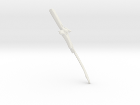 DinoThunder Sword Male Figure - Legacy in White Natural Versatile Plastic