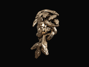 Medusa Amulet in 14k Rose Gold