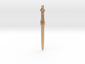Assyrian Copper Dagger in Natural Bronze