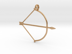 Assyrian Bow & Arrow in Natural Bronze