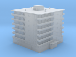 1:700 Scale Apartment #2 in Tan Fine Detail Plastic