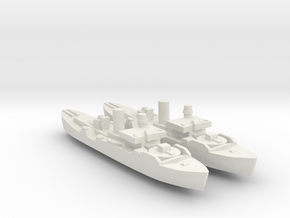 2pk sprue HMS Begonia corvette 1:1200 WW2 in White Natural Versatile Plastic