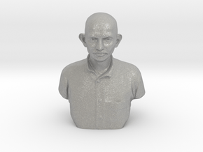 Young Gandhi in Aluminum: Medium