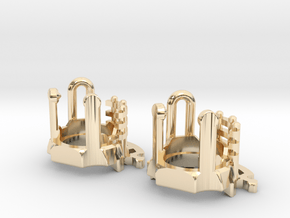 ASK Luke V2 Chassis Part3 in 14k Gold Plated Brass