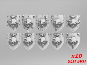 Raptor Shields V3 Sprue 2 in Tan Fine Detail Plastic