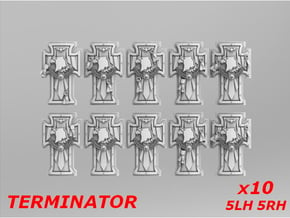 Raptors Terminator Shield V2 Sprue 1 in Smooth Fine Detail Plastic