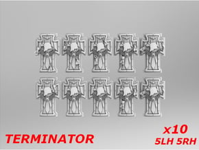 Raptors Terminator Shield V3 Sprue 1 in Smooth Fine Detail Plastic
