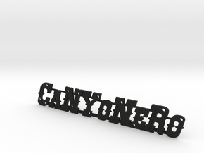 Canyonero 4x4 Pickup Logo in Black Natural Versatile Plastic