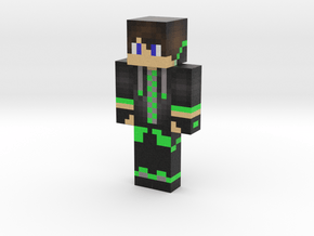 green | Minecraft toy in Natural Full Color Sandstone