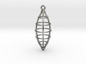 Pendant in Fine Detail Polished Silver