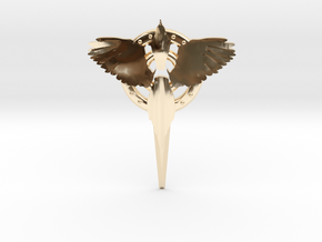 Magpie Pin (metal) in 14k Gold Plated Brass