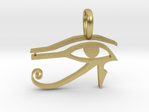 Eye Of Horus in Natural Brass