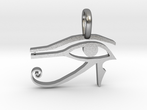 Eye Of Horus in Natural Silver