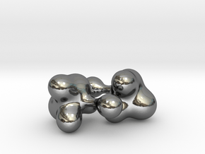 Cumulus Cufflink #503 in Fine Detail Polished Silver