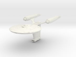 Federation Parker Class Destroyer in White Natural Versatile Plastic