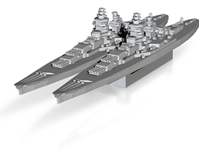 Alsace battleship 1/3000 in Tan Fine Detail Plastic
