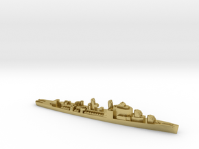 USS Henry A. Wiley destroyer ml 1:1800 WW2 in Natural Brass