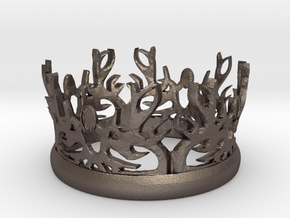 GOT Rule Crown (4" Diameter) in Polished Bronzed-Silver Steel