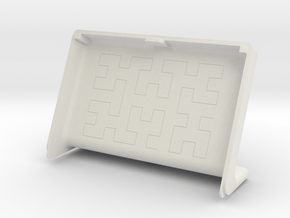 LargeCover for pimoroni inky wHAT and raspberry pi in White Natural Versatile Plastic