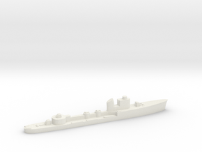 Italian Cigno torpedo boat 1:2400 WW2 in White Natural Versatile Plastic