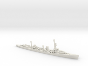 British Danae-Class Cruiser in White Natural Versatile Plastic: 1:1800