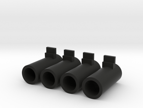 Airsoft MP7 Nozzle 4x in Black Premium Versatile Plastic