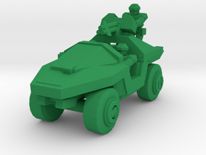 Infantry Support Vehicle in Green Processed Versatile Plastic: Small