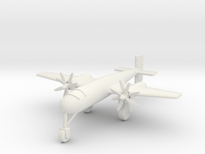 (1:144 what-if) Junkers Ju 268 Manned w/ Turboprop in White Natural Versatile Plastic