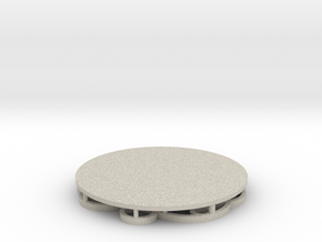 Circles Coaster in Natural Sandstone