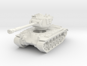 M46 Patton 1/100 in White Natural Versatile Plastic