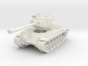 M46 Patton 1/87 in White Natural Versatile Plastic