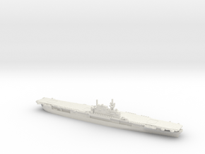 US Yorktown-class Aircraft Carrier in White Natural Versatile Plastic: 1:1800