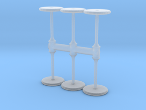 Bar Table (x6) 1/120 in Smooth Fine Detail Plastic
