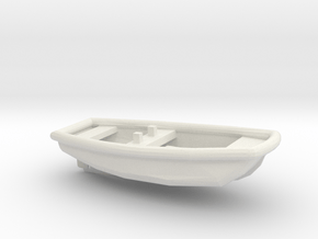 1/72 Scale 17 ft Line Handling Boat USN in White Natural Versatile Plastic