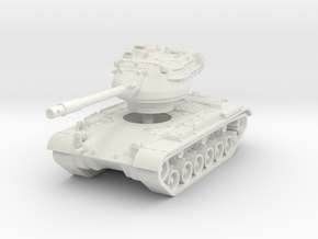 M47 Patton 1/87 in White Natural Versatile Plastic