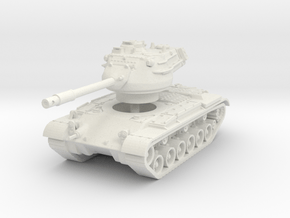 M47 Patton 1/76 in White Natural Versatile Plastic