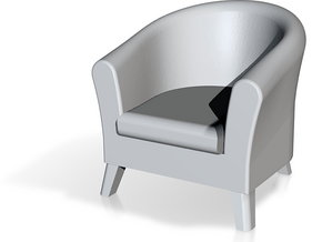 1:48 Club Chair in Tan Fine Detail Plastic