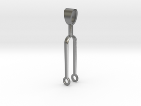 bicycle fork spinner component in Natural Silver