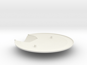 1/1000 USS Ares NCC-1650 Lower Saucer in White Natural Versatile Plastic