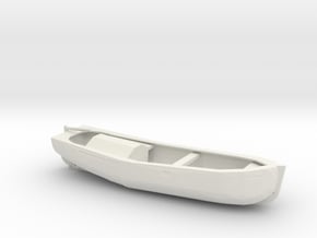 1/96 Scale 27 ft Motor Work Boat in White Natural Versatile Plastic