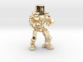 Pacific Rim Cherno Alpha Jaeger Miniature gamesRPG in 14k Gold Plated Brass