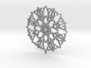 Mandala Pendant in Aluminum
