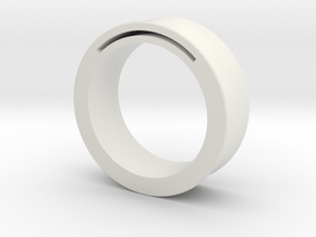 simpleband_nfc_rfid_ring9.5 in White Natural Versatile Plastic