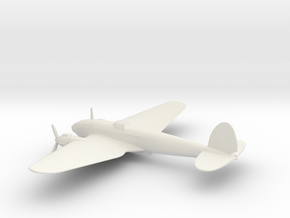 Heinkel He 111 (w/o landing gears) in White Natural Versatile Plastic: 1:87 - HO