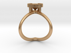 Cristopher's Engagement Ring in Natural Bronze