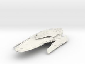 Federation Strike Class  StrikeDestroyer 4.7" long in White Natural Versatile Plastic
